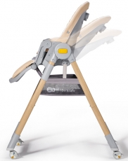 Стільчик для годування Kinderkraft Lastree Beige Wood